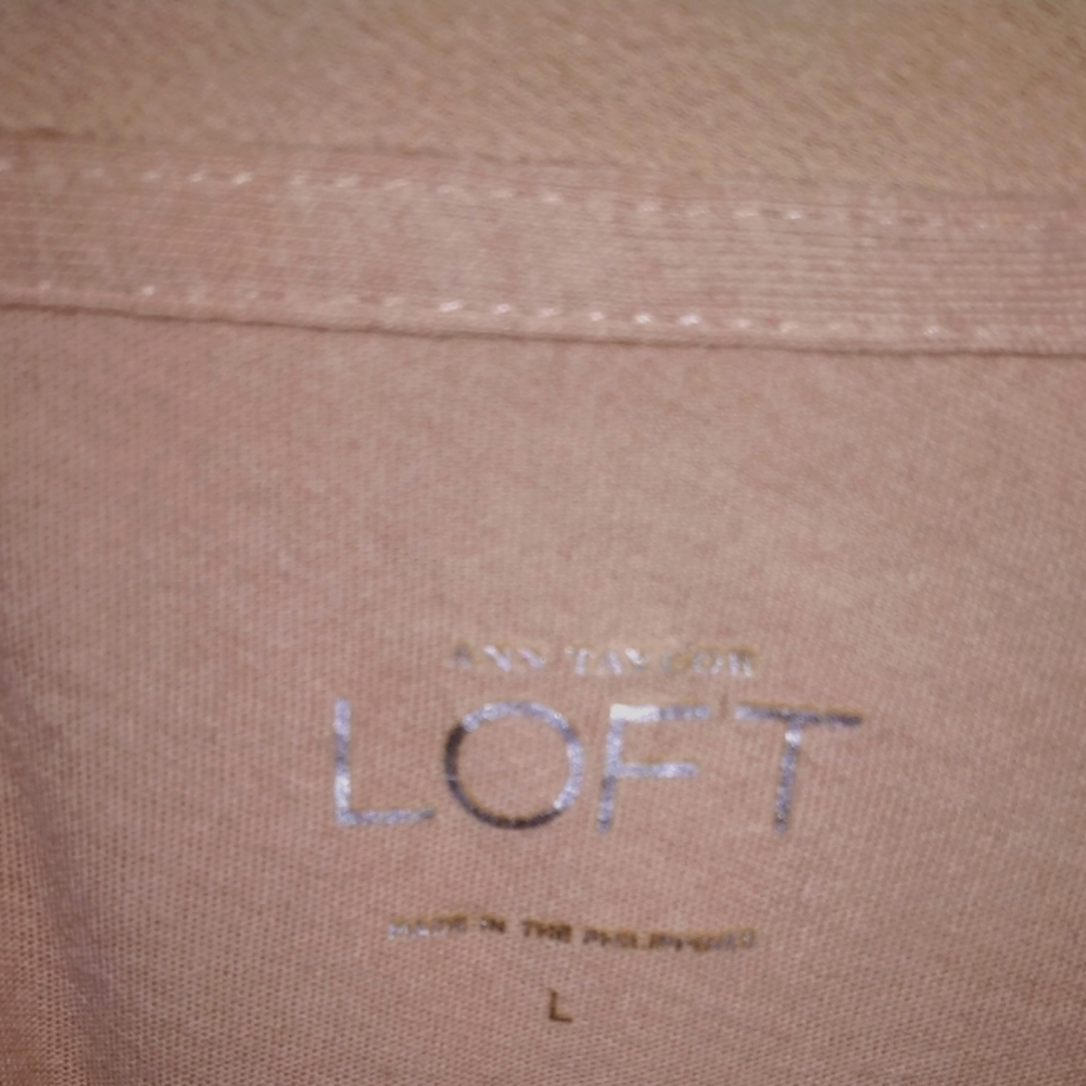 LOFT beige blouse - Picture 3 of 6